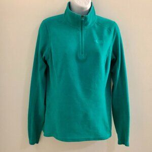 Northface Quarterzip Fleece Top S/P Teal Polartec Classic